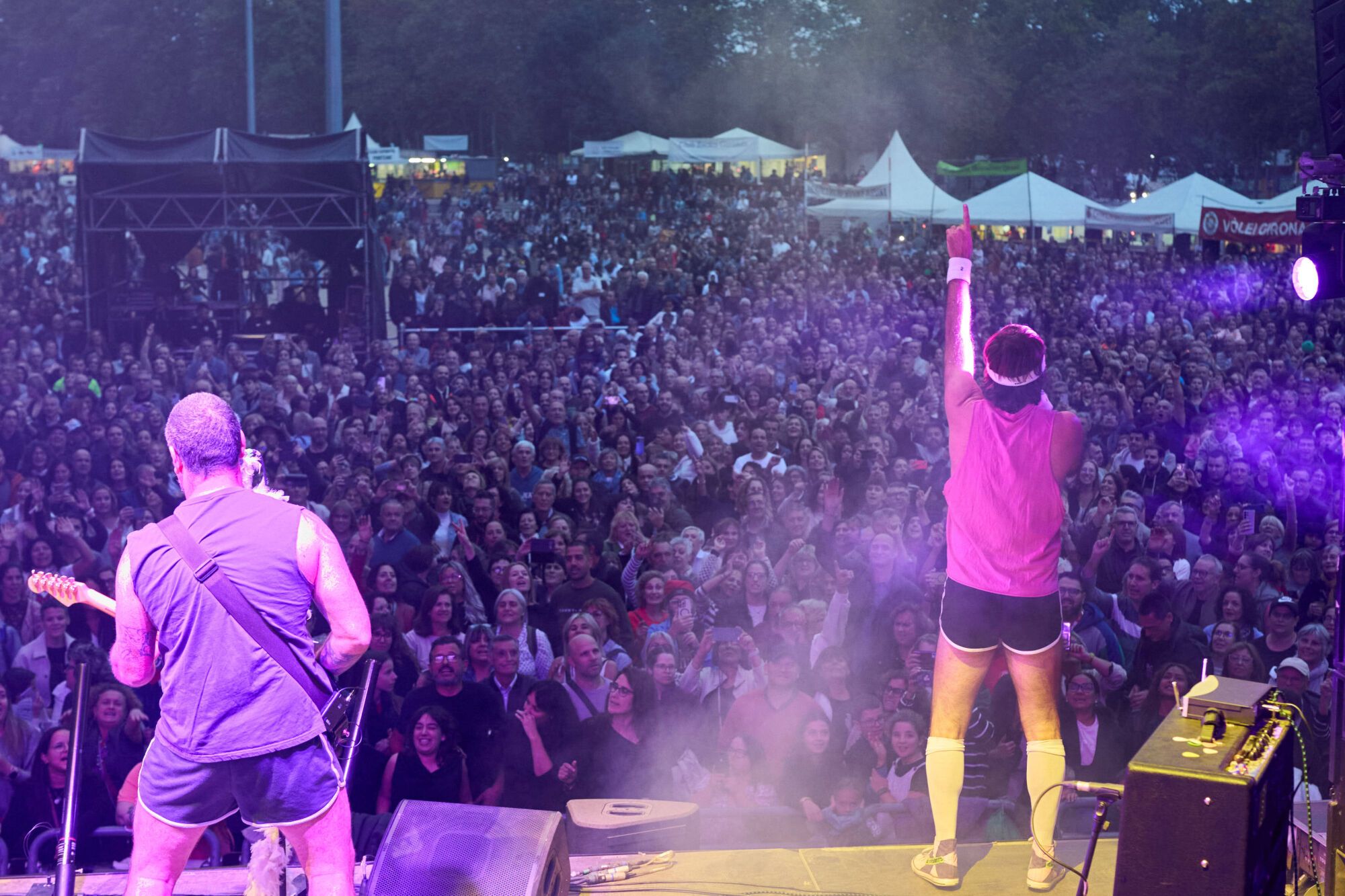 Les imatges del concert de Di Versiones a la Copa