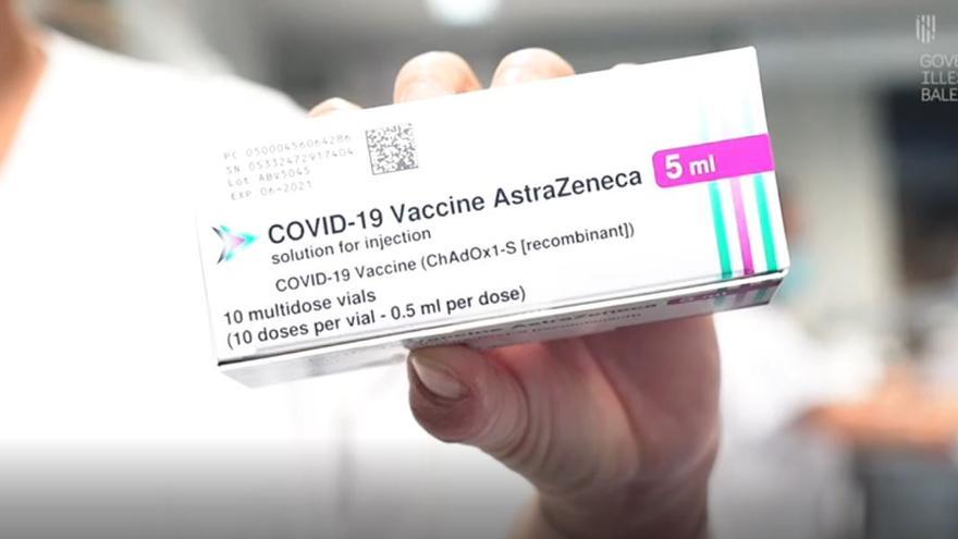 Llegan a Baleares 9.600 dosis de la vacuna de Astrazeneca