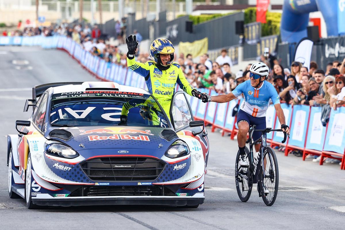 Los «campeonísimos» Perico Delgado y Miguel Fuster en el Critérium.