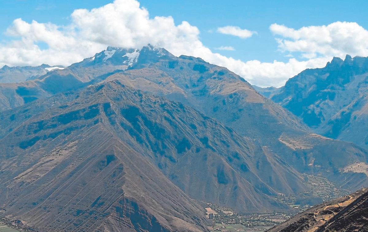 La cordillera andina, vista desde el Valle Sagrado