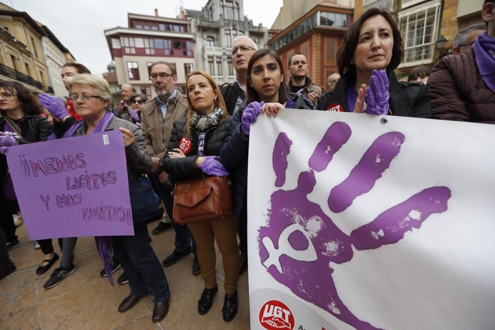 Manifestación feminista en Oviedo