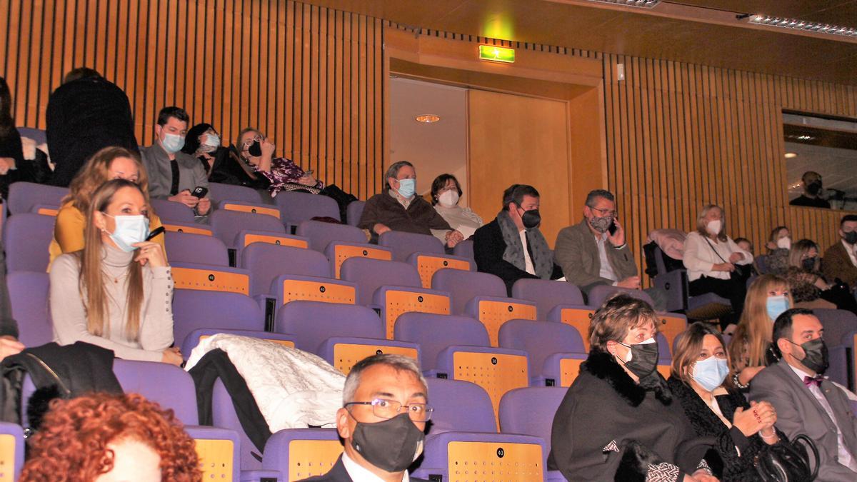 Imagen de una de las gradas del Palacio de Congresos durante la exaltación infantil