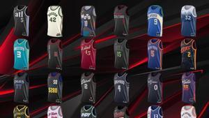 ¡Las nuevas camisetas para la nueva temporada de la NBA!