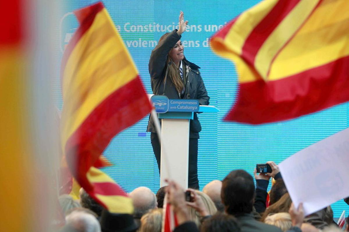 Alicia Sánchez-Camacho, en l’acte del PPC amb motiu del Dia de la Constitució. Alicia Sánchez-Camacho, en l’acte del PPC amb motiu del Dia de la Constitució.