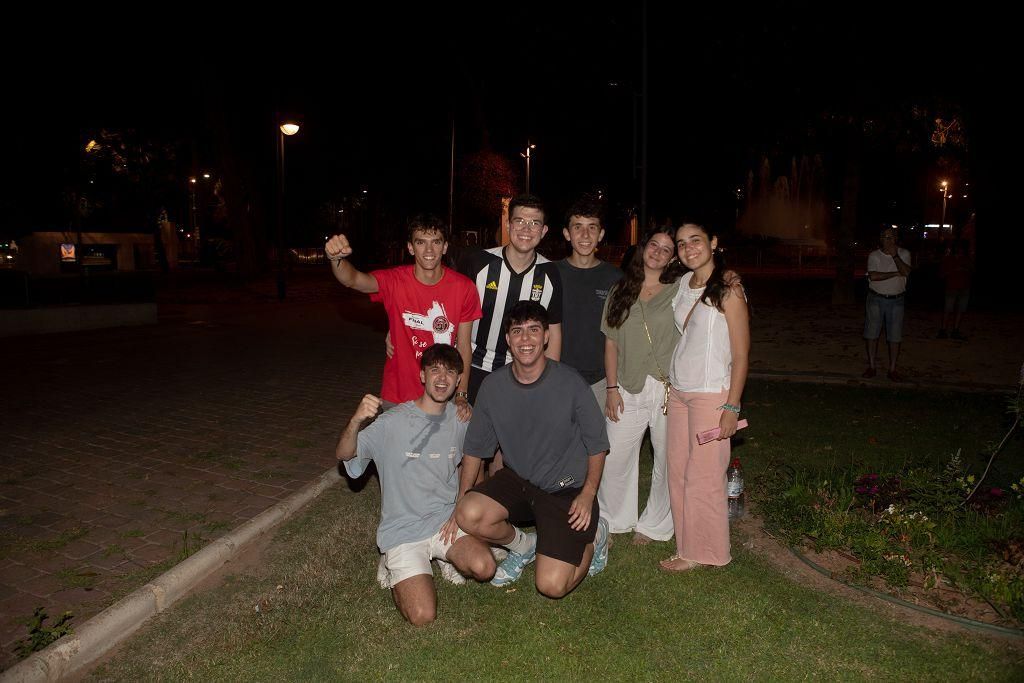 La celebración del Jimbee Cartagena como campeón de liga en la Plaza de España