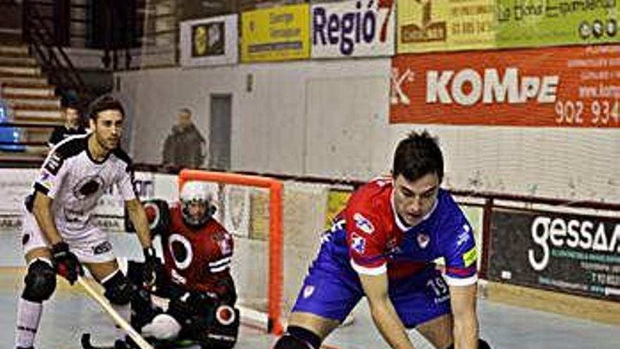 César Vives va marcar el tercer i darrer gol de l&#039;Igualada Rigat