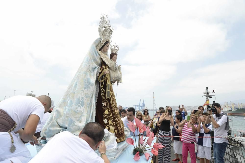 Procesión marítima de la Virgen del Carmen