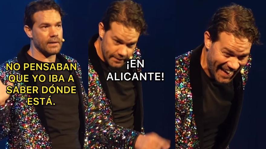 La incontestable respuesta sobre Alicante y Elche de un espectador durante el show de Juan Dávila