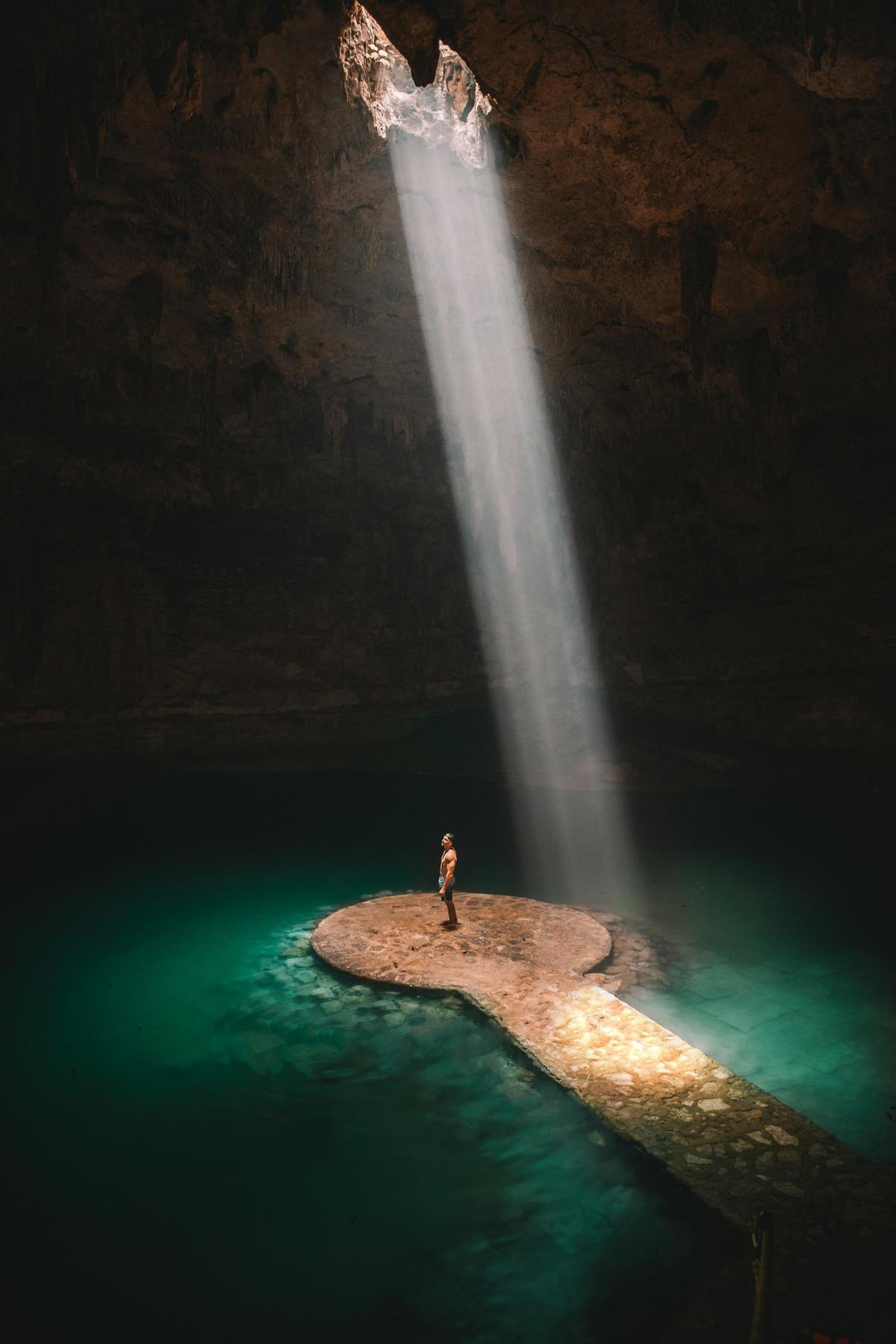 Un cenote en Tulum
