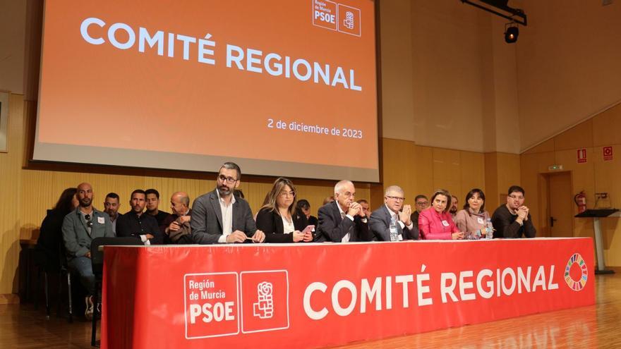 El Comité Regionaldel PSOE, este sábado.