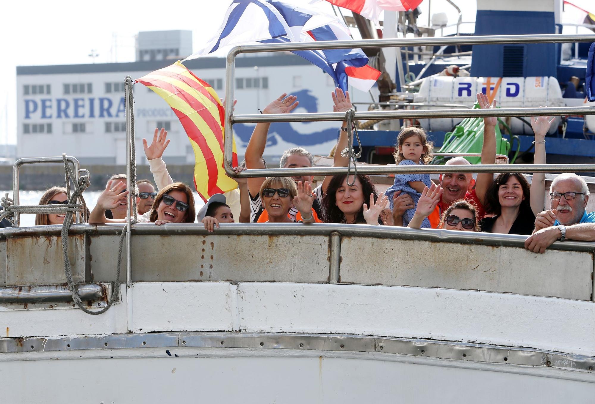 Las mejores imágenes de la procesión marítima de O Berbés