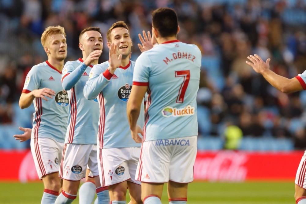 Las mejores fotos del empate entre el Celta y el Espanyol en la jornada 23 en Balaídos.