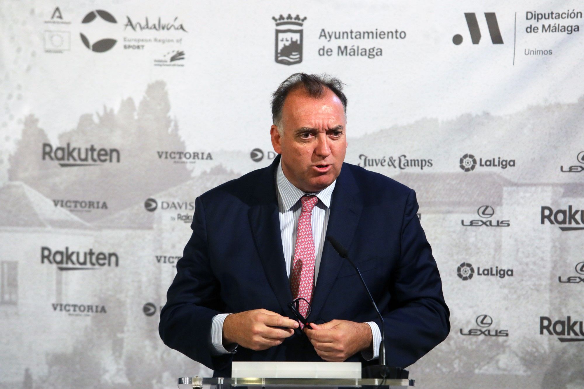 La Copa Davis se presenta en el Ayuntamiento de Málaga