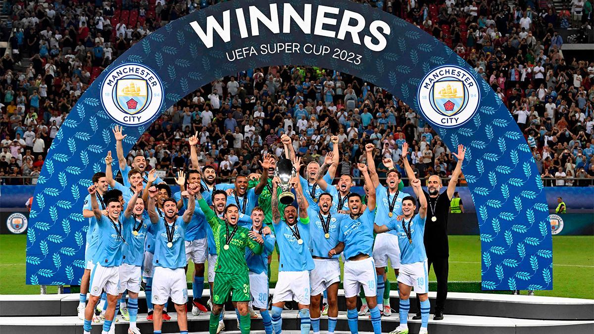 El Manchester City, campeón de la Supercopa de Europa