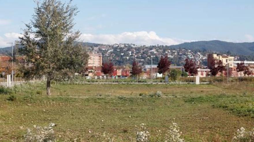 Els terrenys proposats per l&#039;Ajuntament de Girona per fer-hi el nou Trueta, a Domeny.