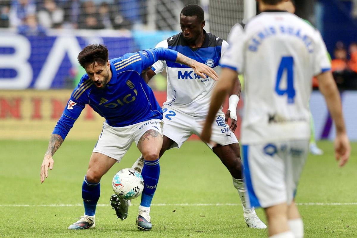 Así fue el partido entre el Real Oviedo y el Alavés