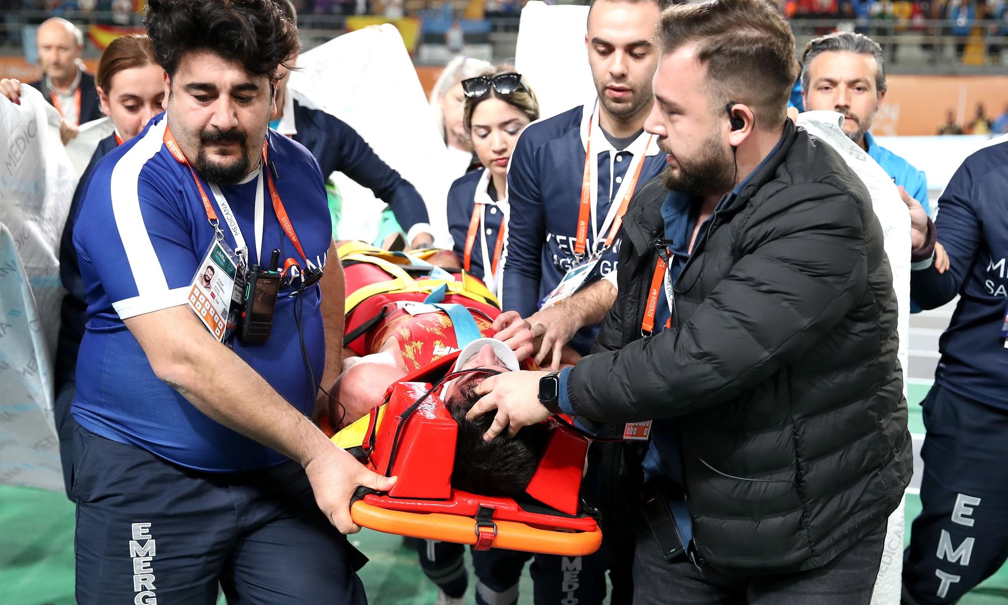 Imágenes del grave accidente de Quique Llopis en Estambul