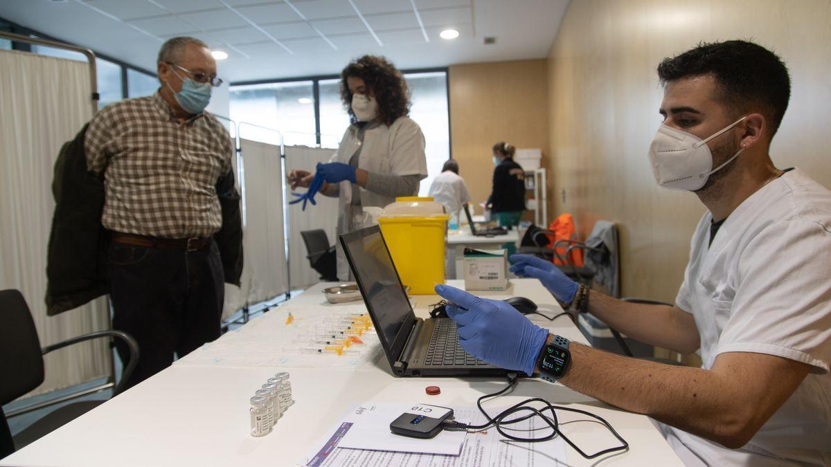 Vacunación contra el COVID en Zamora.