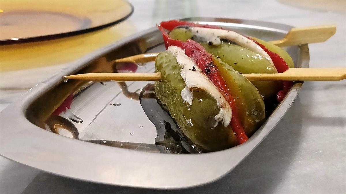 Los lagartos que elaboran en Bodega Crudo son un prodigio, y de generoso tamaño.