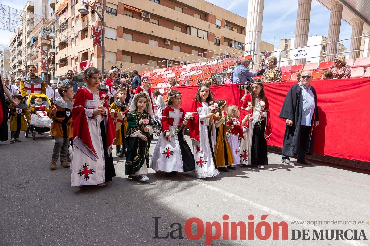 Desfile infantil del Bando Cristiano en las Fiestas de Caravaca