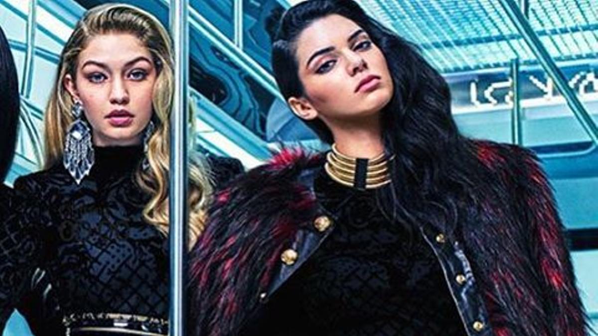 Balmain for H&amp;M: Gigi Hadid y Kendall Jenner