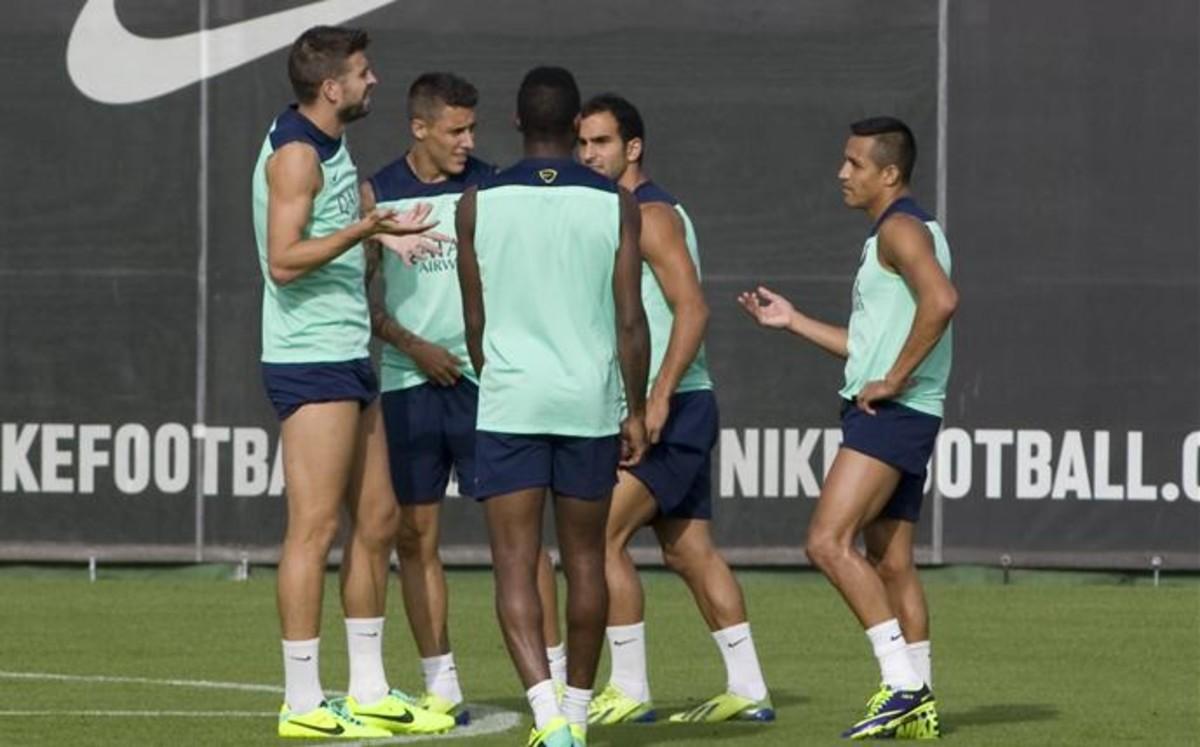 Tello y Montoya hace cuatro años cuando eran jugadores a todos los efectos del primer equipo