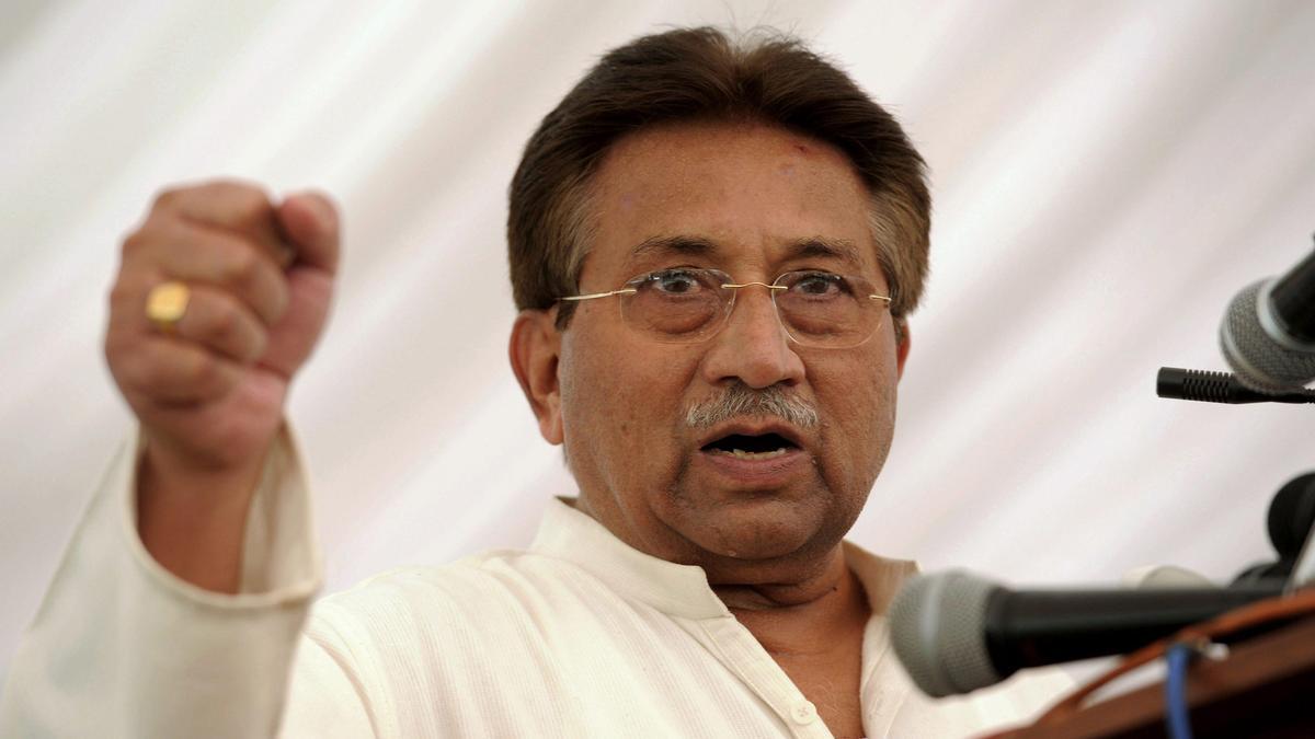 El expresidente de Pakistán Pervez Musharraf.