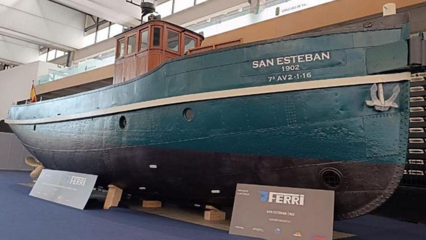 El histórico remolcador San Esteban. | G. M. M.