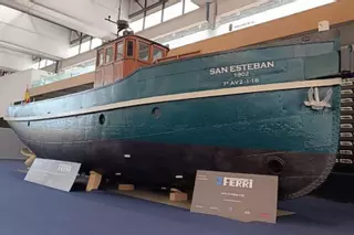 El Vaporín vuelve al Nalón por el Carmen: el mítico remolcador llega este jueves a San Esteban