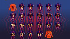 La tipografía de Anna Vives llega a la camiseta del Barça