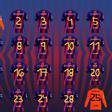 La tipografía de Anna Vives llega a la camiseta del Barça