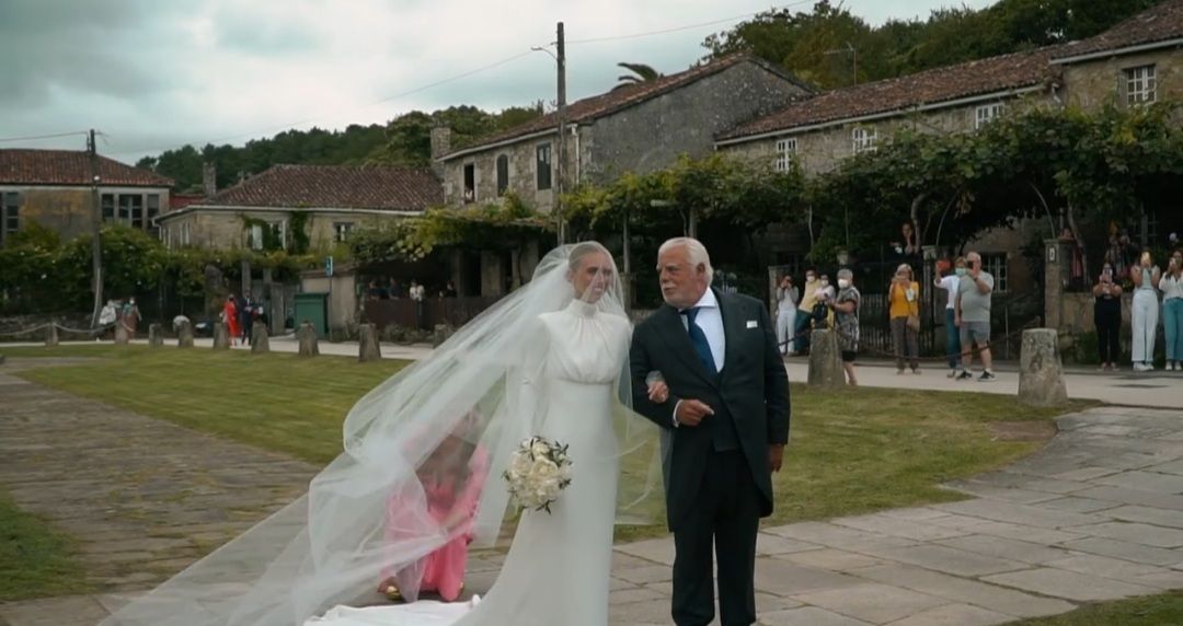 La boda de cuento de Lucía Bárcena y Marco Juncadella, que no se perdió Marta Ortega