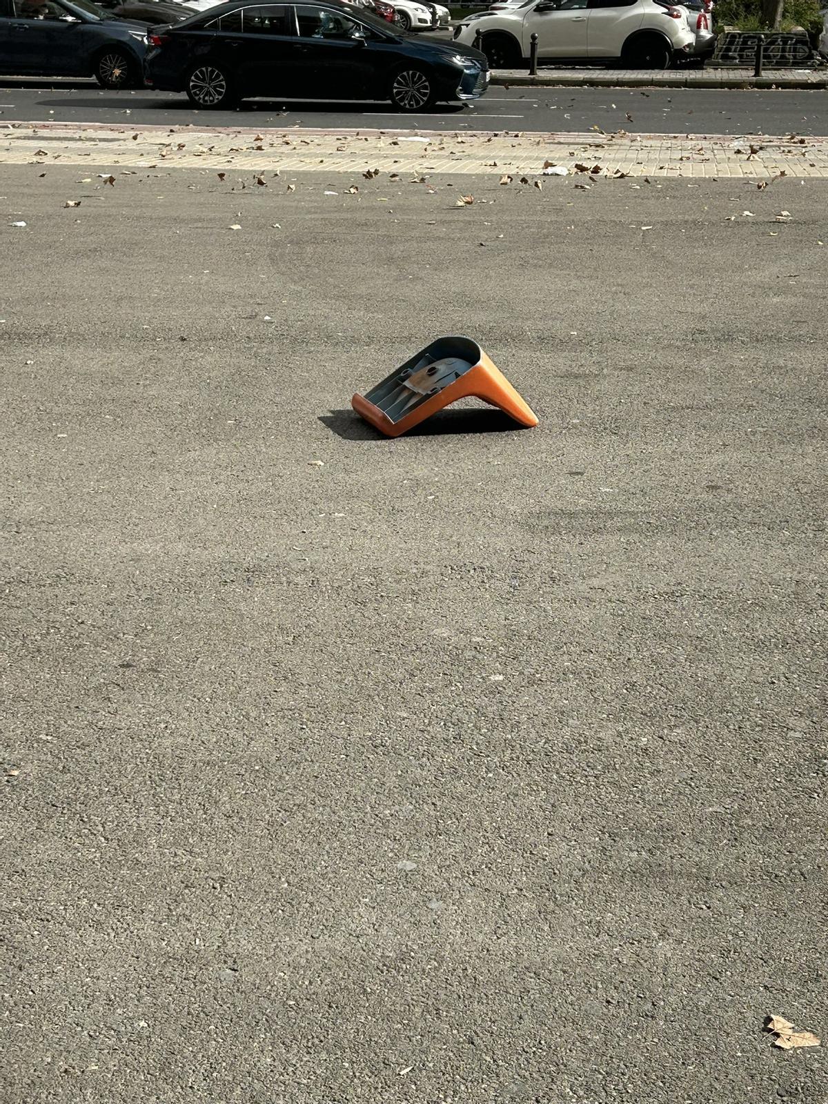 Un asiento de Mestalla en plena avenida de Aragón