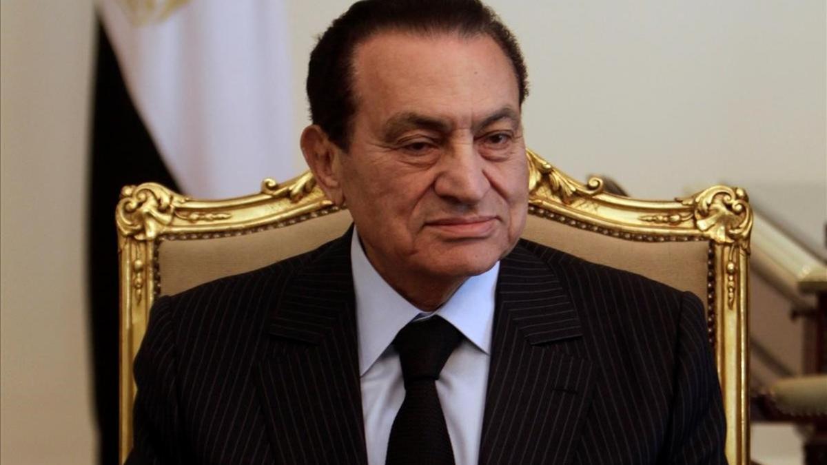 Mubarak, en el palacio presidencial de El Cairo en el 2011.