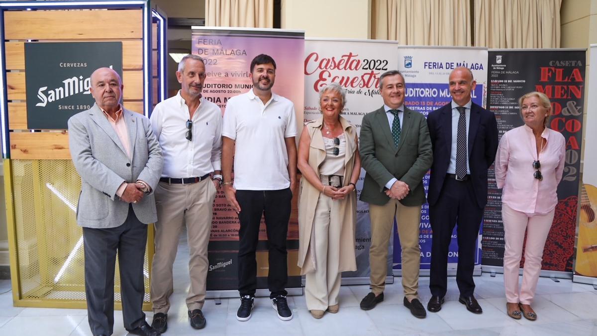 Presentación del Programa de la Feria de Málaga 2022, en el Ayuntamiento.