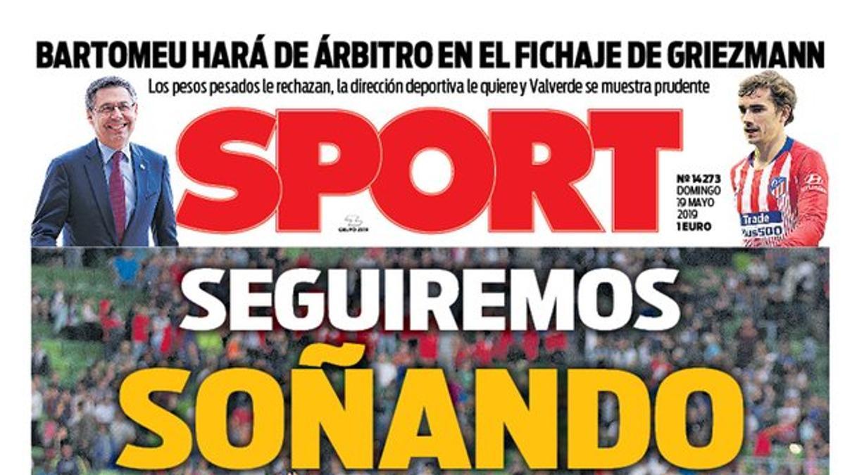 Esta es la portada de hoy