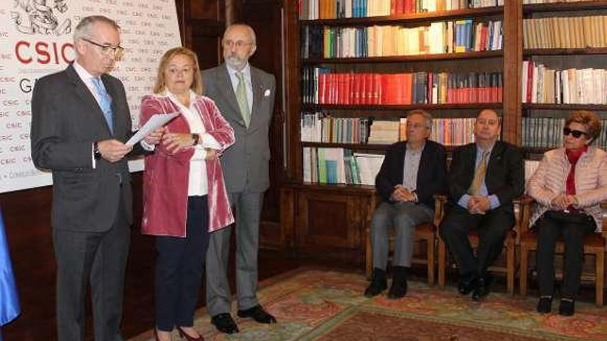 Antonio de Ron (izquierda), durante su toma de posesión. // FdV