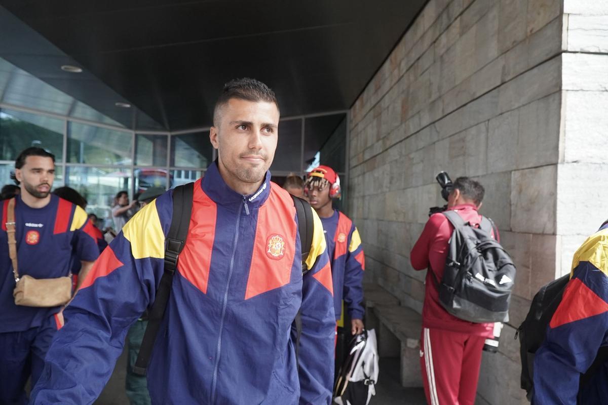 Llegada de la Selección Española a A Coruña Llegada de la Selección Española a A Coruña
