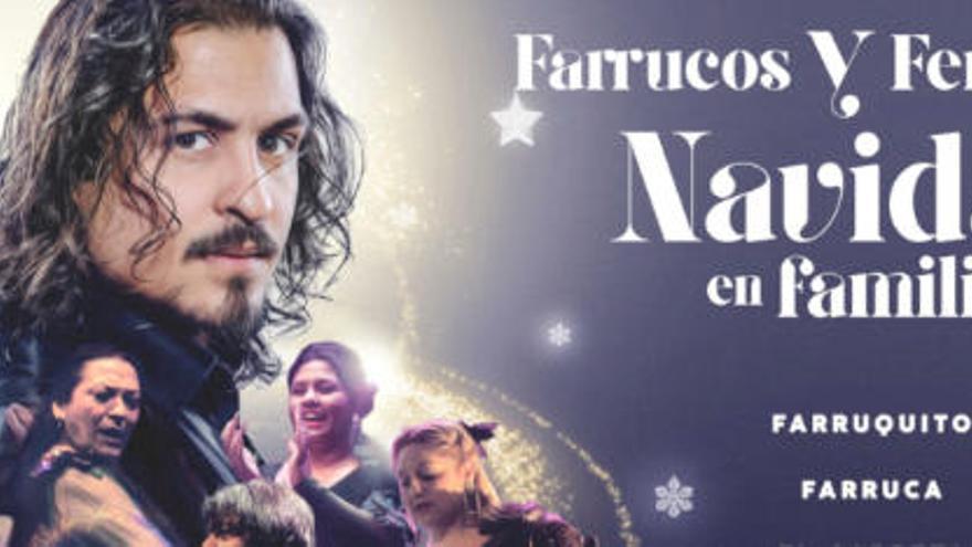 Cartel del espectáculo &#039;Farrucos &amp; Fernández: Navidad en familia&#039;.