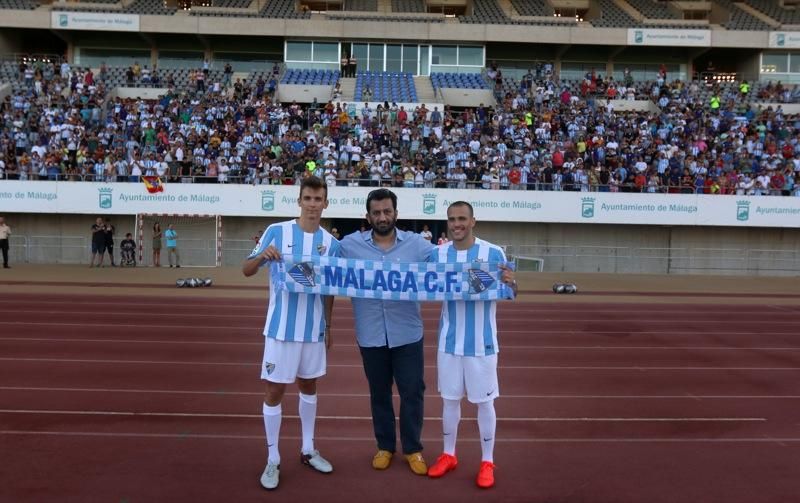 Entrenamiento de puertas abiertas del Málaga CF