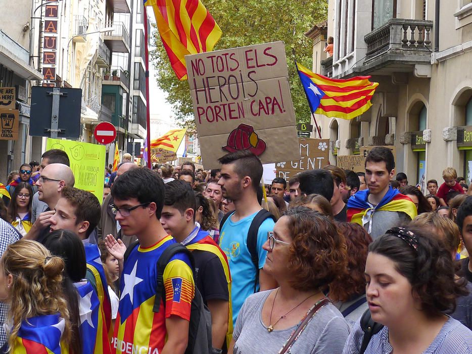 Manifestació a Figueres.