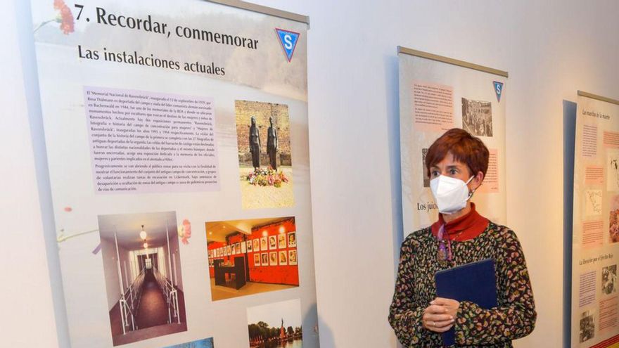 An exhibition at the headquarters of the Juan Negrín Foundation tells the story of women deported to extermination camps