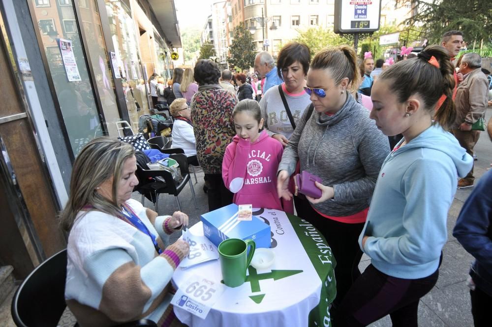 Carrera solidaria contra el cáncer de mama en Mieres