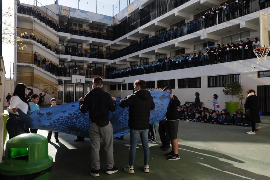 Escolares de Mallorca celebran el día de la Paz