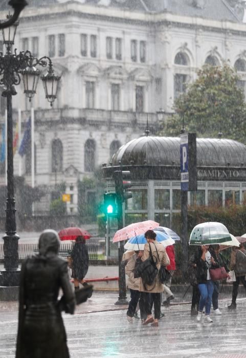 Tormenta en Oviedo