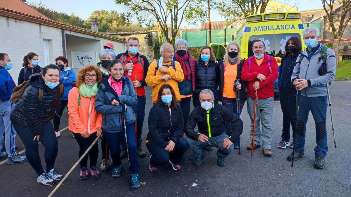 Participantes en una de las &quot;Ponteandadas&quot; de este año