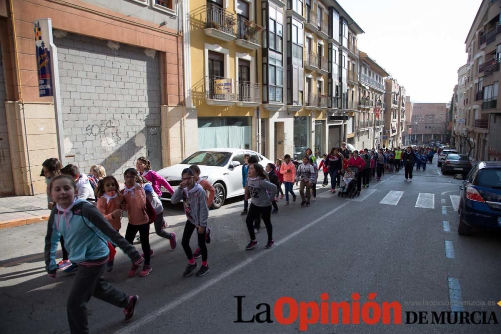 Marcha en el Día del Cáncer Infantil en Caravaca