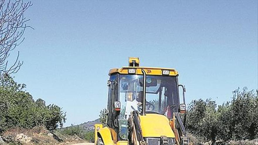 La Diputación ejecuta arreglos en 1.500 kilómetros de viales rurales