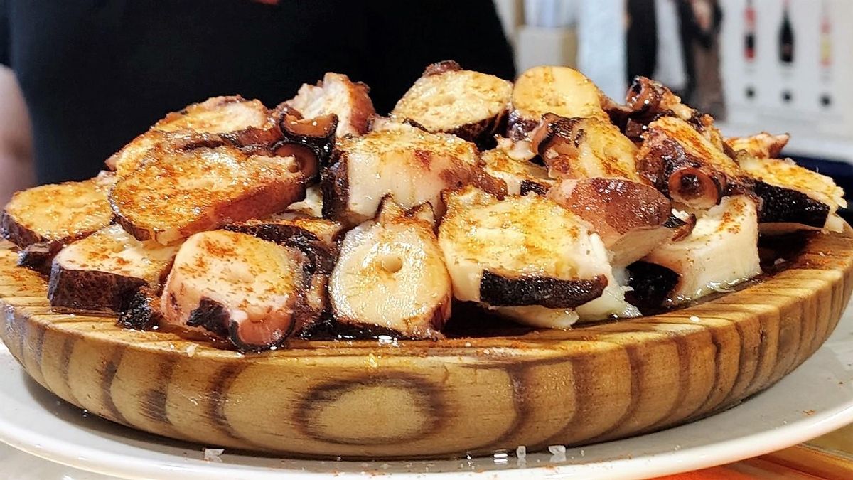 Ración de pulpo 'a feira' de El Celler del Vermut.