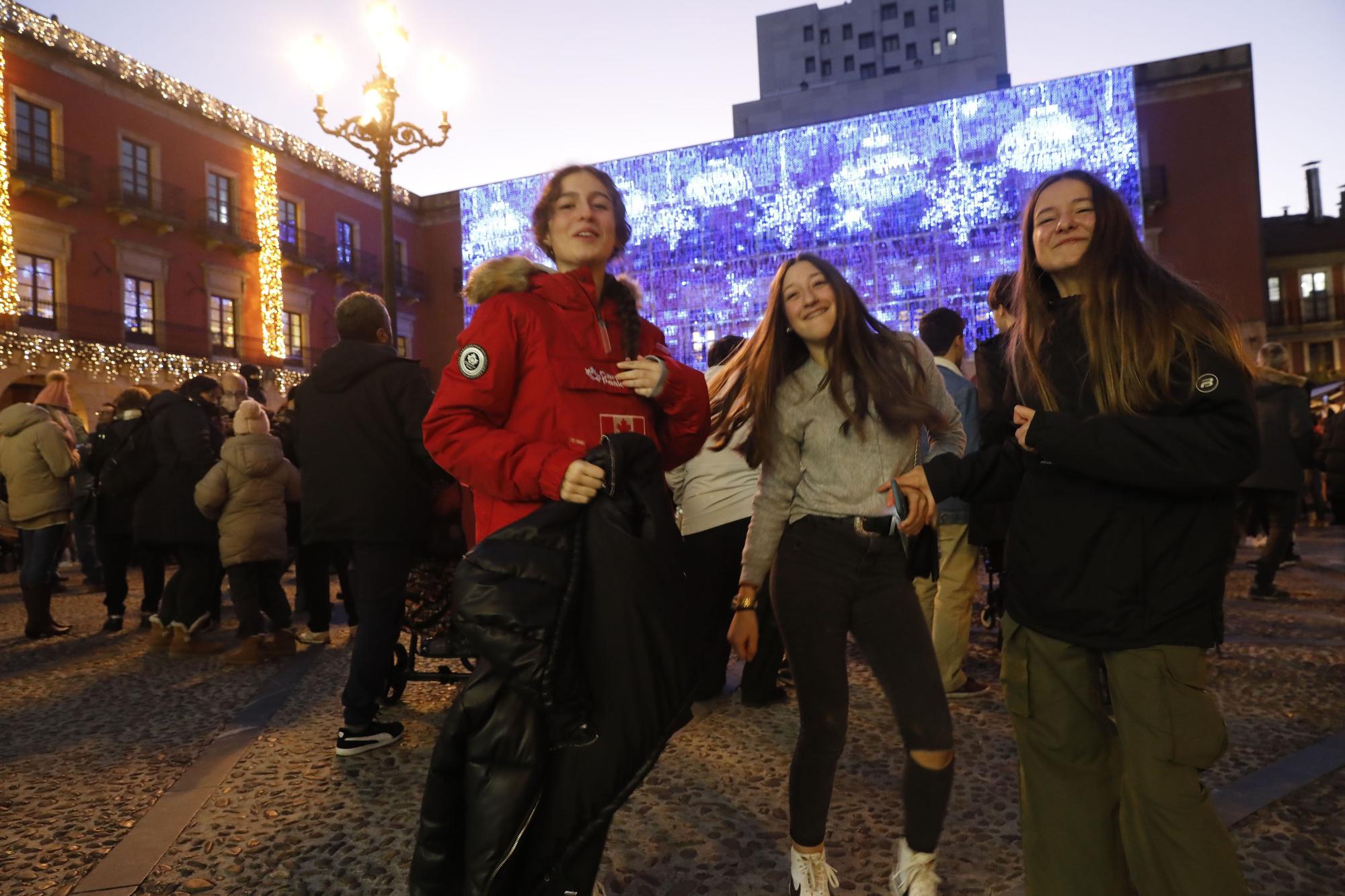 Luces de Navidad en Gijón